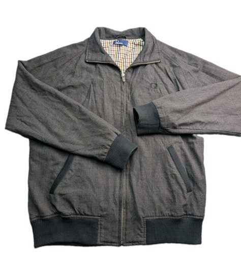 Vtg fred perry - mens, grey