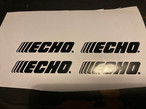 Echo chainsaw decals stickers - chainsaw,