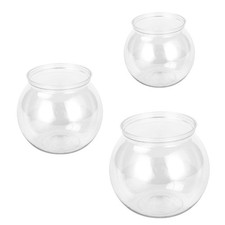Plastic Fish Bowls Round Clear