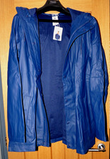 Mans shiny blue rubber feel