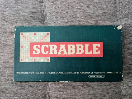Vintage 1950s scrabble board - vintage,