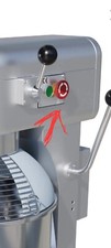 Commercial Catering Dough Mixer  switch On And  Off