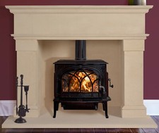 Bath stone limestone fireplace. Fire surround. Hand carved. 