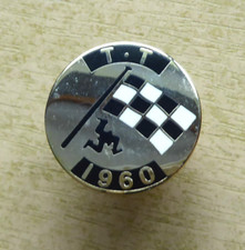 1960 ISLE OF MAN TT BADGE (COPY) - IoM MANX T.T. RACES - IDEAL BIRTHDAY PRESENT