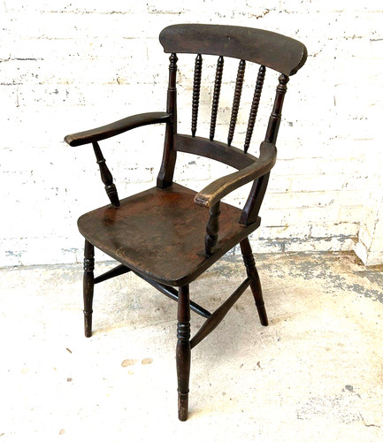 Antique victorian elm beech - elm, &