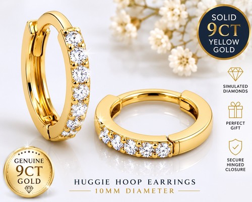 9ct yellow gold - 9ct, hoop