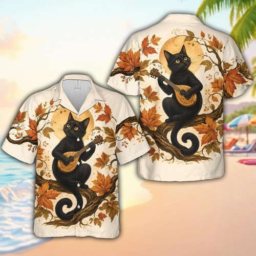Black cat mandolin hawaiian - mandolin,