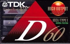 TDK D60 Blank Audio Cassettes