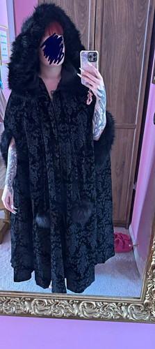 Punk rave long - rave, hooded