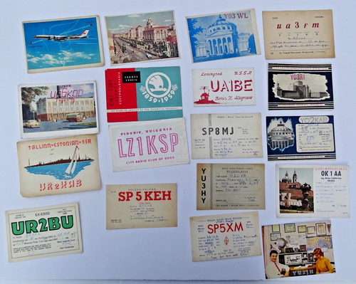 Joblot qsl cards - qsl, ussr