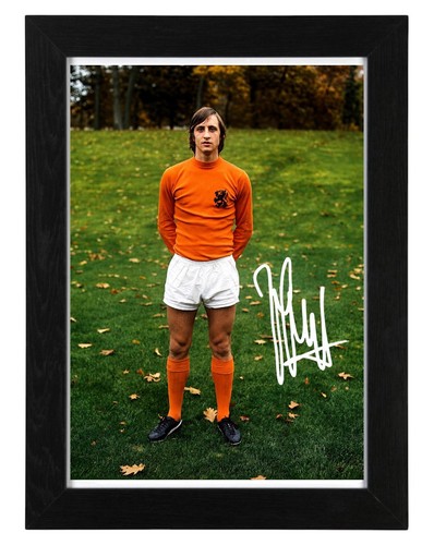 Johan cruyff signed autograph - johan,