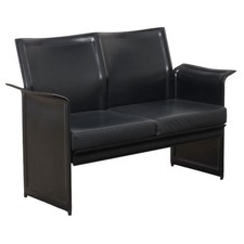 Vintage Sofa Metal Leather