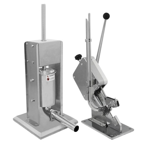 Sausage stuffer and - sausage, clipper