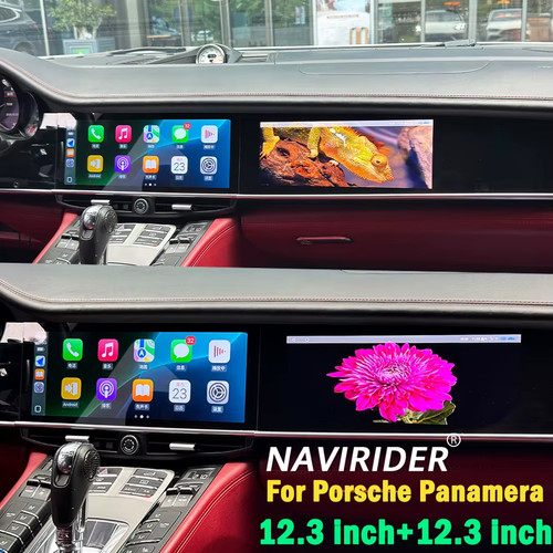 Dual screen car radio - 12.3",