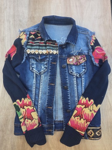 Desigual denim jacket with - desigual,