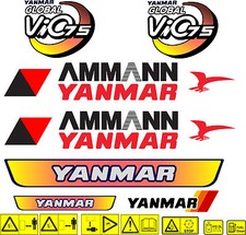 YANMAR VIO 75 DIGGER DECAL SET