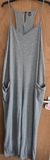 Grey Jumpsuit Bodysuit Women Size Xl