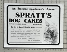 Spratt's Dog Cakes -  1910