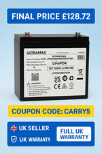 Ultramax Lithium LiFePO4 12V