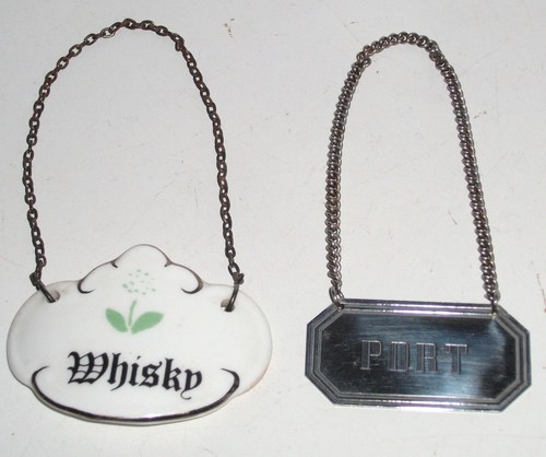 Whisky port decanter labels - whisky,