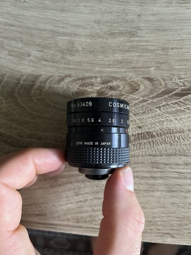 Cosmicar television lens 5mm - cosmicar, 8.5mm