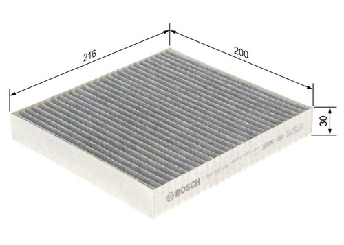 Cabin air filter bosch 987 - filter, 1