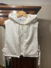 Zara Women's Cream Gilet Short