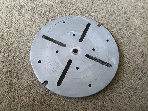 Unknown lathe faceplate - 6", tpl