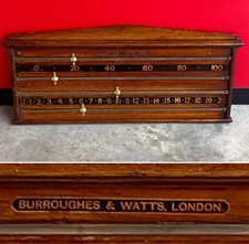 Antique oak burroughs watts - &,