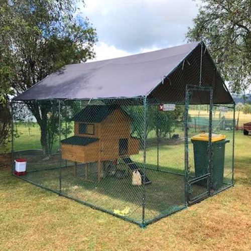 Metal chicken coop - metal, 9x13.3x10ft