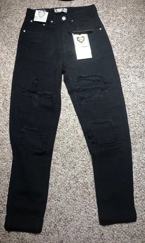 Nwt boohoo black denim - boohoo,