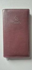 Coutts & Co Bank - vintage leather diary holder / pocket notebook - 2006