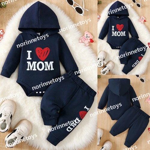 2pcs newborn baby boys - 2pcs, hooded