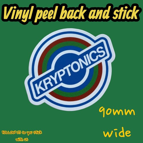 Kryptonics vinyl sticker - vinyl,