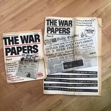 The War  Papers Parts 1,2  1939. Britains 1st day of War. Daily Mirror, Express