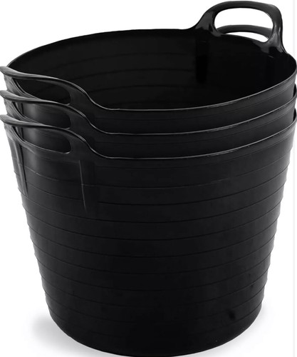 Litre black flexi tub - 3,