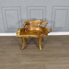 Hand Carved  Chair from the