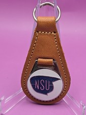 Keyring Key Ring - Vintage NSU Motorcycle Dealer Dealership Key Fob