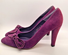 Lisa Kay purple court shoes