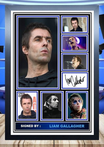 Liam gallagher signed - (563),