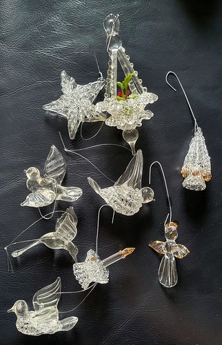 Vintage spun blown glass - spun,