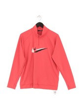 Nike Men's Hoodie XL Pink 100% Polyester Pullover