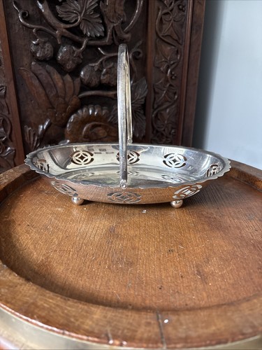 Vintage silver plated bread - vintage,