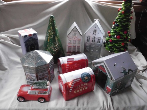 Bundle christmas tins - m&s,