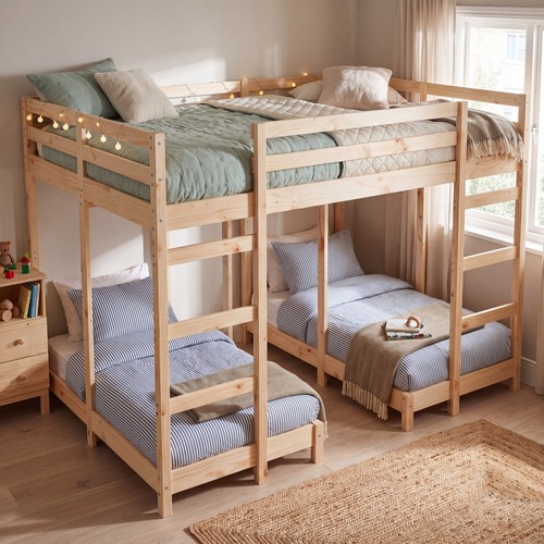Triple bunk bed - triple,