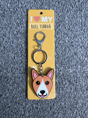 English bull terrier - bull, keyring