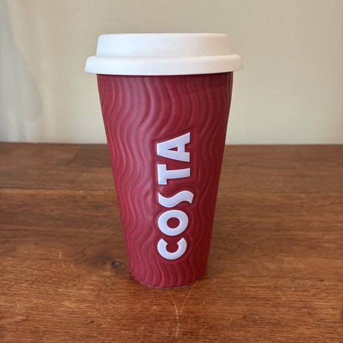 Costa coffee rippled ceramic - coffee,
