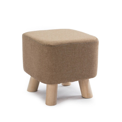 Small wooden footstool - small,