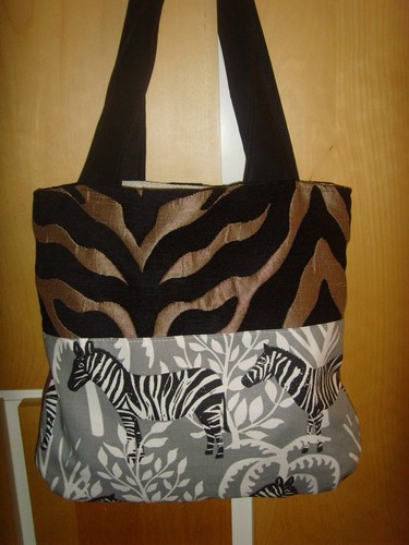 New zebra cotton chenile - new,
