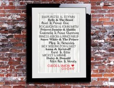 Personalised disney couples - personalised,